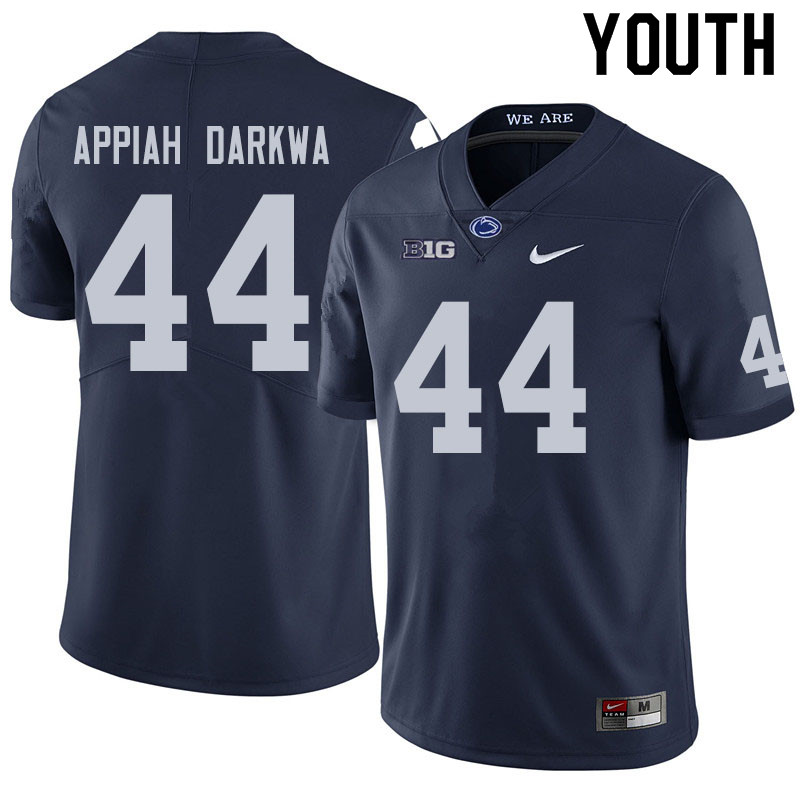 Youth #44 Joseph Appiah Darkwa Penn State Nittany Lions College Football Jerseys Sale-Navy - Click Image to Close